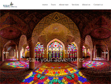 Tablet Screenshot of persiatravelcenter.com